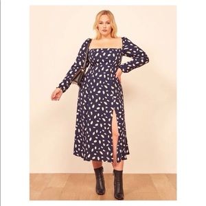 REFORMATION Sigmund Dress Es size 14